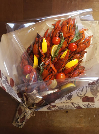 Букет из раков №1 ("L" - 1 кг)