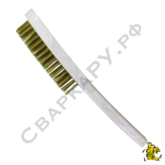 Щетка ручная Osborn 4-ряд латунированная стальная проволока BS0.35