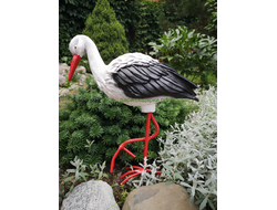 Аист 70*34 см  0,8кг   полистоун Россия 1548/012654 Аист - является символом новой жизни. Согласно русским народным поверьям, аист - птица, приносящая счастье в Ваш дом. Также аист покровительствует рождению детей.