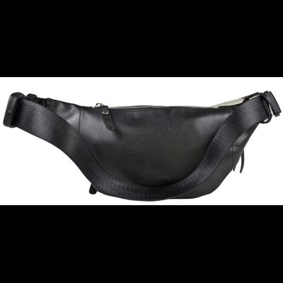Кожаная поясная сумка Scarlino black (арт. 7018-01)