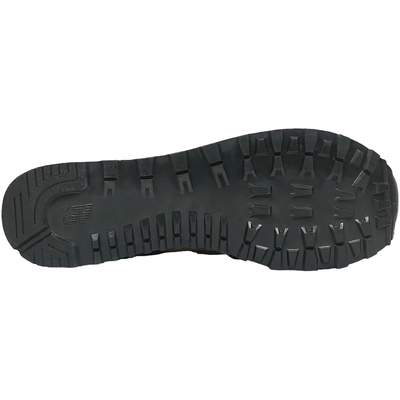 New Balance 574 Mid Brown Black с мехом