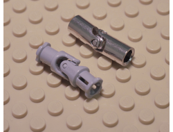 !АНАЛОГ! Technic, Universal Joint 3L, Metallic Silver (UJ6)