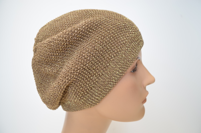 Вязаный берет Италия Swarovski