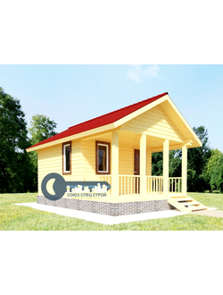 Б-05 ГАБАРИТНЫЕ РАЗМЕРЫ: (6Х4М) 1 ЭТАЖ, ОБЩАЯ ПЛОЩАДЬ: 24М²