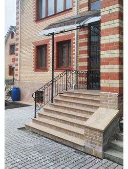 входная группа (козырёк монолитный поликарбонат)