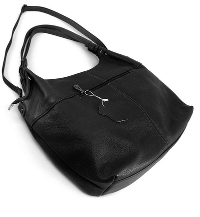 (АРТИКУЛ: 9427/1) СУМКА БОЛЬШАЯ, НАТУРАЛЬНАЯ КОЖА,ЧЕРНАЯ, РУЧКИ И РЕМЕНЬ ЧЕРЕЗ ПЛЕЧО