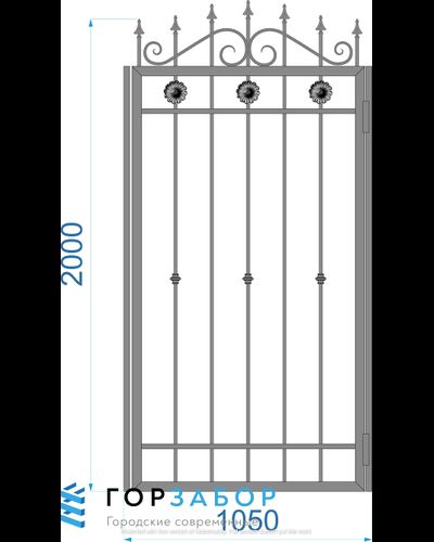 Калитка кованая KK1501 заказать по чертежу в Москве