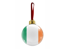 Новогодний ёлочный шар Ирландия