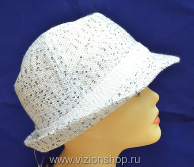 белую шляпу с паетками купить Италия