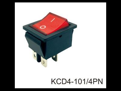 Переключатель kcd4 101 4PN 12 220v