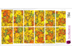 Слайдер-дизайн 784 - Осенние листья, рисунок