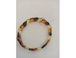 Браслет камнерезный из натурального янтаря