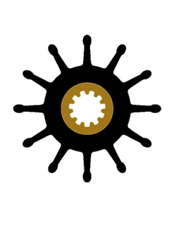 Импеллер помпы охлаждения двигателя Ancor 5063 95мм со шлицами