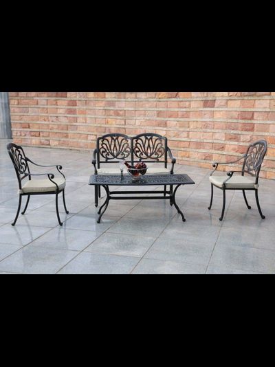 Комплект для сада из литого алюминия Valeria