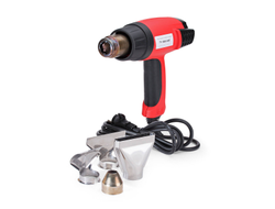 Фен технический ТТ-1800 серия МАСТЕР с комплектом из 4 насадок (редукционная, рефлекторная, широкая щелевая, стеклозащитная)