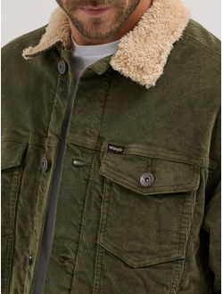 Куртка Wrangler® Sherpa Lined Corduroy Trucker Jacket
