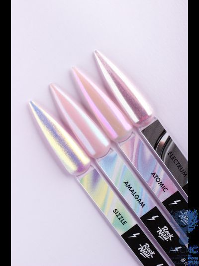 Жидкая втирка / Зеркальный флюид для дизайна RockNail FLUID Electrum