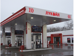 Реклама на АЗС в городе Клин