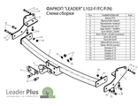 ТСУ Leader Plus для Toyota-Harrier (1997-2003), L102-FC / L102-F