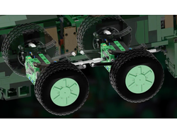 !АНАЛОГ! AN TSUSP4, Комплект рессор жестких CaDa АНАЛОГ LEGO Technic 4 шт. , цвет BLACK