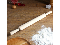 Скалка с ручками, 430х35 мм, берёза