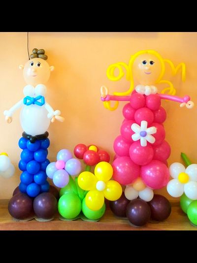 Фигура из шаров "Мальчик", "Девочка", шт