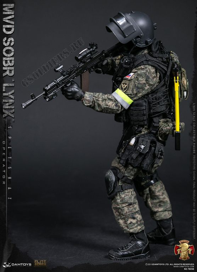 Автомат АК-74М с обвесом 1/6 (78058) - DAMTOYS