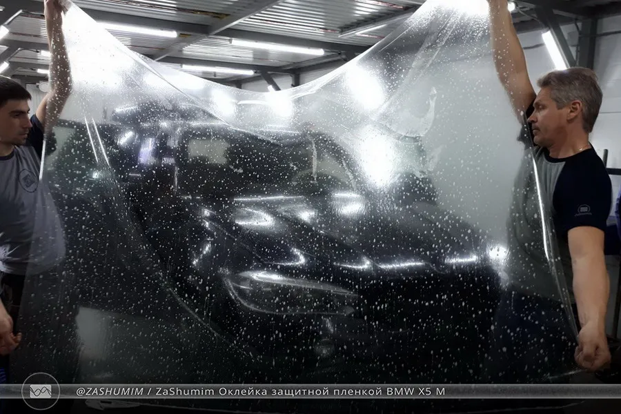 Оклейка защитной пленкой BMW X5 M