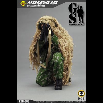 Разведчик ВДВ - коллекционная фигурка 1/6 KGB-003 Russian VDV Scout - KGB Hobby