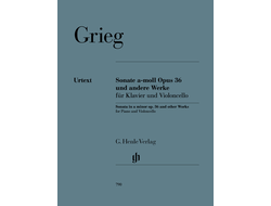 Edvard Grieg Violoncello Sonata a minor op. 36 and other Works for Piano and Violoncello