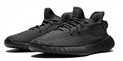 Кроссовки Adidas Yeezy Boost 350 V2 Static Total Black Reflective