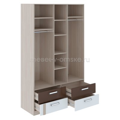 Шкаф волкер М02 3-х секционный