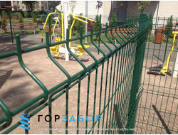 Решетчатый 3D забор из оцинкованного прутка 5мм от производителя завода