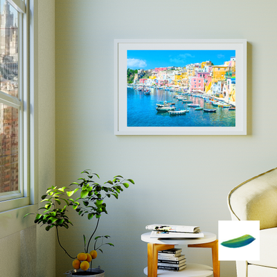 Постер  «Город, поднявшийся из глубин» из коллекции «Дивные города».