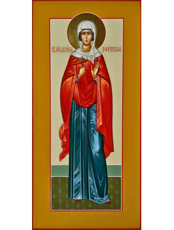 Виктория Ефесская (Эфесская), Святая мученица. Рукописная мерная икона.