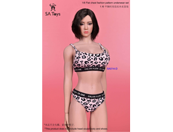 Комплект женского спортивного белья (леопардовый) - 1/6 Sport pattern underwear (SA014D) - SA Toys