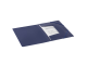 Папка на резинках BRAUBERG "Contract", синяя, до 300 листов, 0,5 мм, бизнес-класс, 221797
