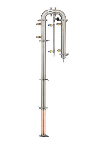 Самогонный аппарат с медной царгой, самогонный аппарат на 1,5 и 2 дюйма,