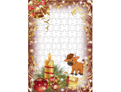 Пазл с символикой "Быка" №6