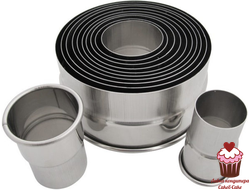 Набор вырубок КРУГИ, 12 шт., диаметр 2,6-10,3 см