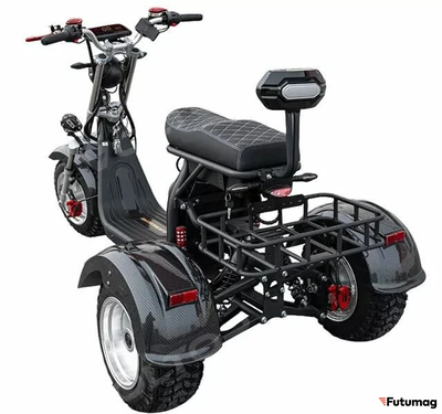 Трехколесный электроскутер Elektrix X12 PRO TRIKE