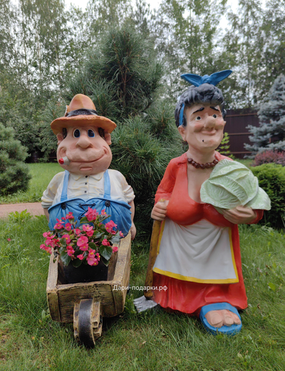 Дачница с капустой 85*50 см   7кг   полистоун Россия 6949/012095*