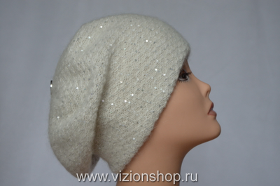 Vizio 6465 женский берет Италия белый фото