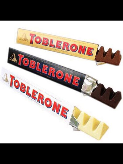 Шоколад Toblerone с медово-миндальной нугой и изюмом, молочный, 100 г