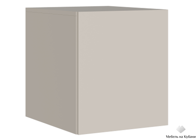 Айри ШК-001 шкаф 1 створчатый (пенал) с антресолью Кашемир