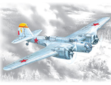 Сборная модель: (ICM 72162) Советский бомбардировщик СБ 2М-100A