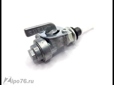 Кран топливный М10 левый с отстойником 168F