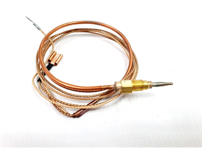 Термопара газовой плиты "DARINA" мод. GM141, GM341, GM441 (2515.051.100-05), L-1000 мм, соед. клемма, на основную горелку духовки.