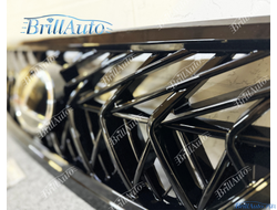 Решетка радиатора Lexus GX 470 TRD с лого черная АНТИХРОМ