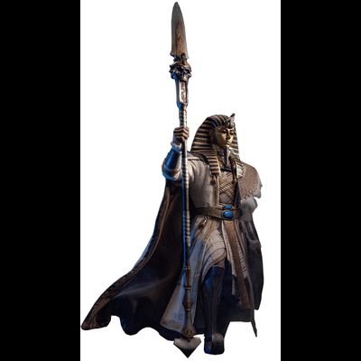 Фараон Тутанхамон в белом  - Коллекционная ФИГУРКА 1/6 Pharaoh Tutankhamun WHITE (PL2021-178B) - TBLeague